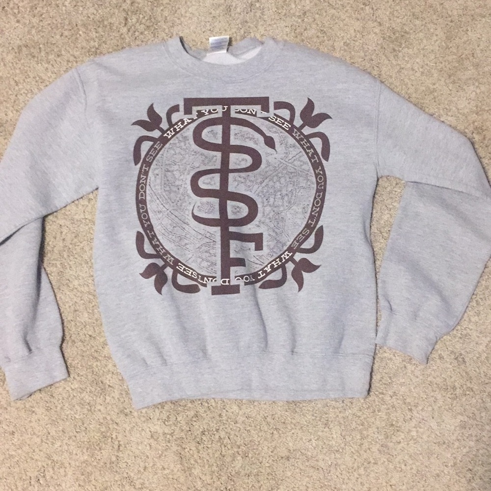 The story so far grey sweatshirt